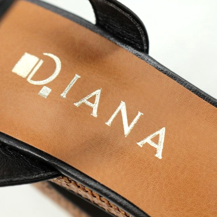 DIANA（ダイアナ） サンダル プラットフォーム 厚底 ストラップ