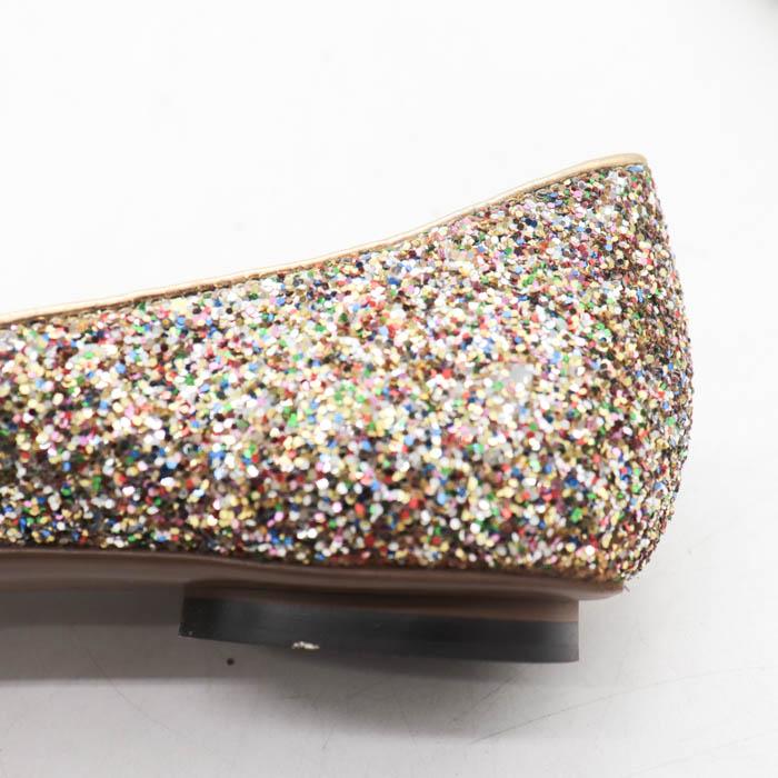 TSUMORI CHISATO（ツモリチサト） グリッターパンプス ハートモチーフ