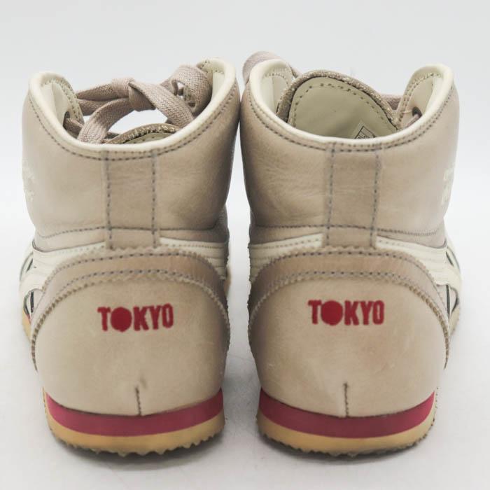 クリーム色 レザー ハイカット シューズ オニツカタイガー　限定品 Onitsuka Tiger（オニツカタイガー） スニーカー ハイカット ブランド