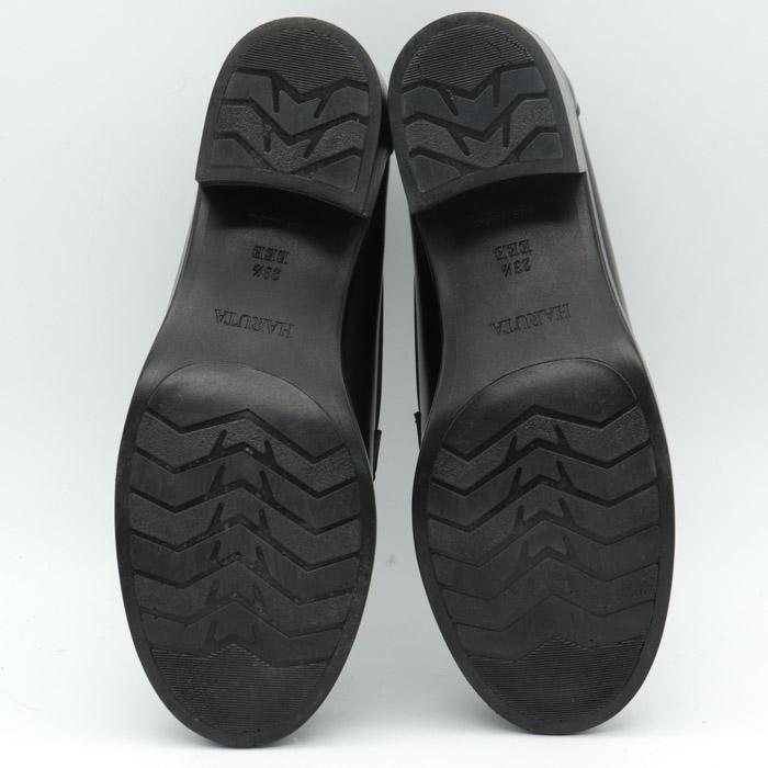 ハルタ ヒールアップローファー 良品 学生靴 通学 3E 幅広 日本製 