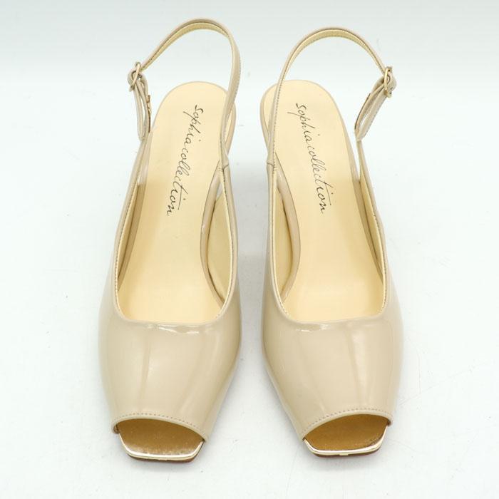 ソフィアコレクション サンダル バックストラップ 未使用 スクエアトゥ  