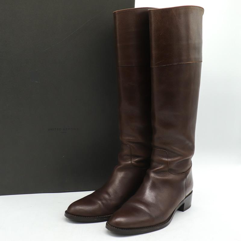 UNITED ARROWS ユナイテッドアローズ ロングブーツ 靴 シューズ 日本製  