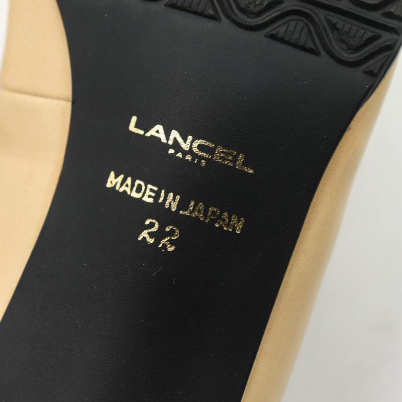 ランセル ローファーパンプス 未使用 ブランド シューズ 靴 レディース 22cmサイズ ベージュ LANCEL｜kbnet2019v2｜03