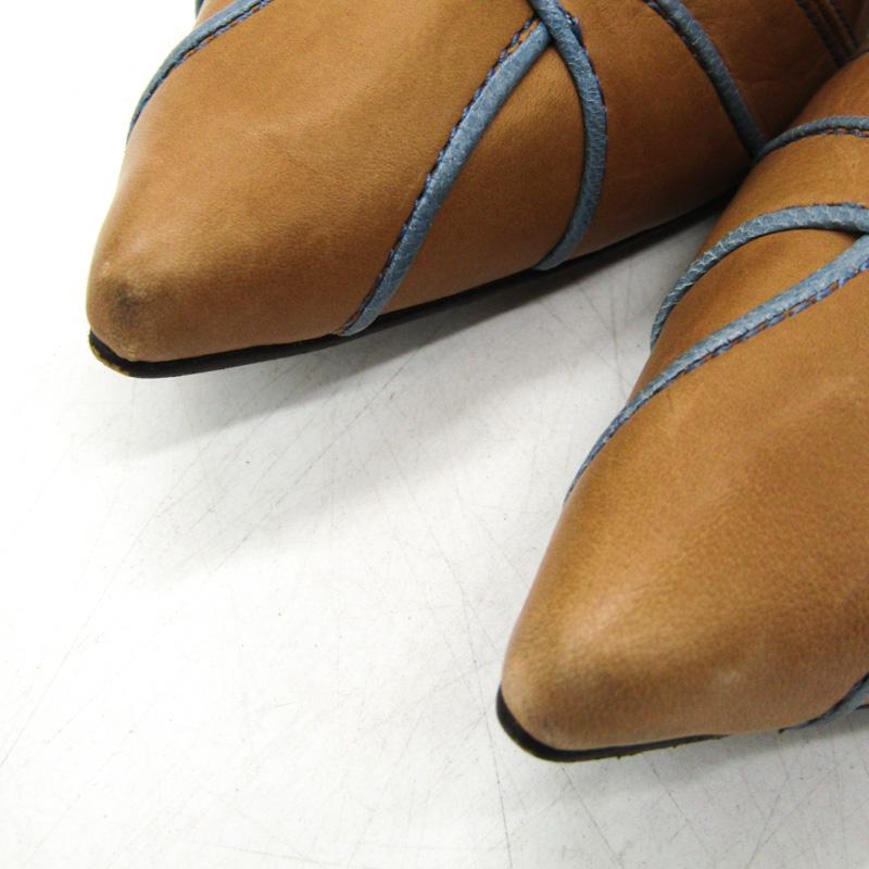 オデットエオディール ブーツ ユナイテッドアローズ ブランド 靴 シューズ 日本製 レディース 23.5サイズ ブラウン ODETTEEODILE｜kbnet2019v2｜02