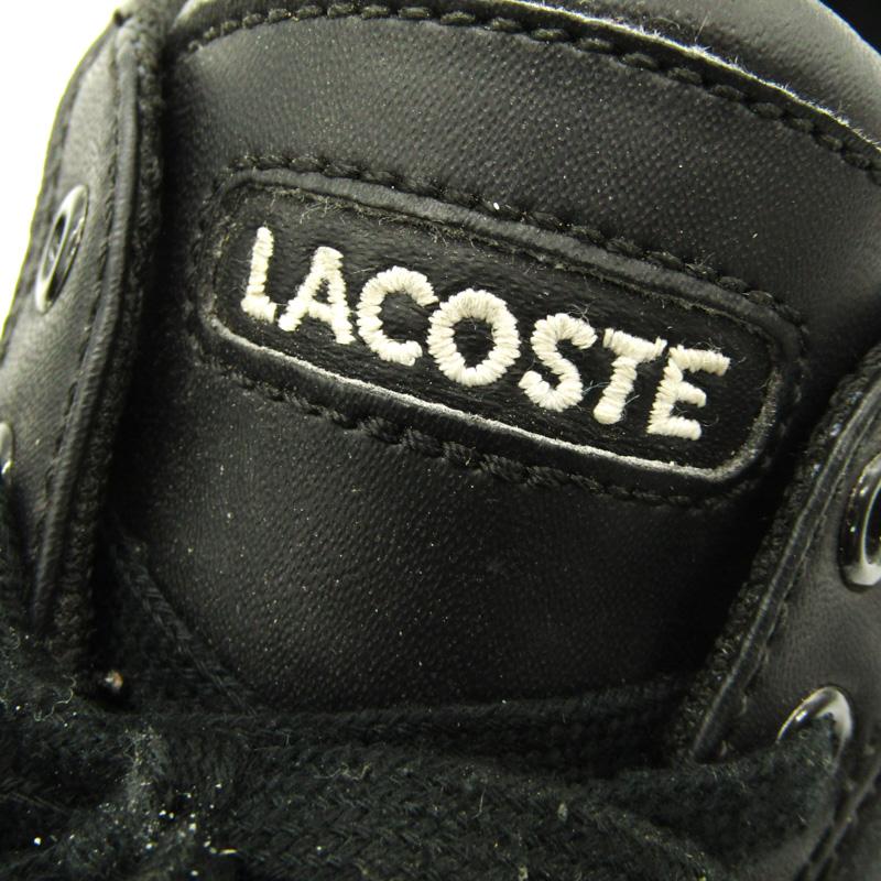 ラコステ スニーカー ローカットブランド シューズ 靴 黒 メンズ USA9.5サイズ ブラック LACOSTE｜kbnet2019v2｜03