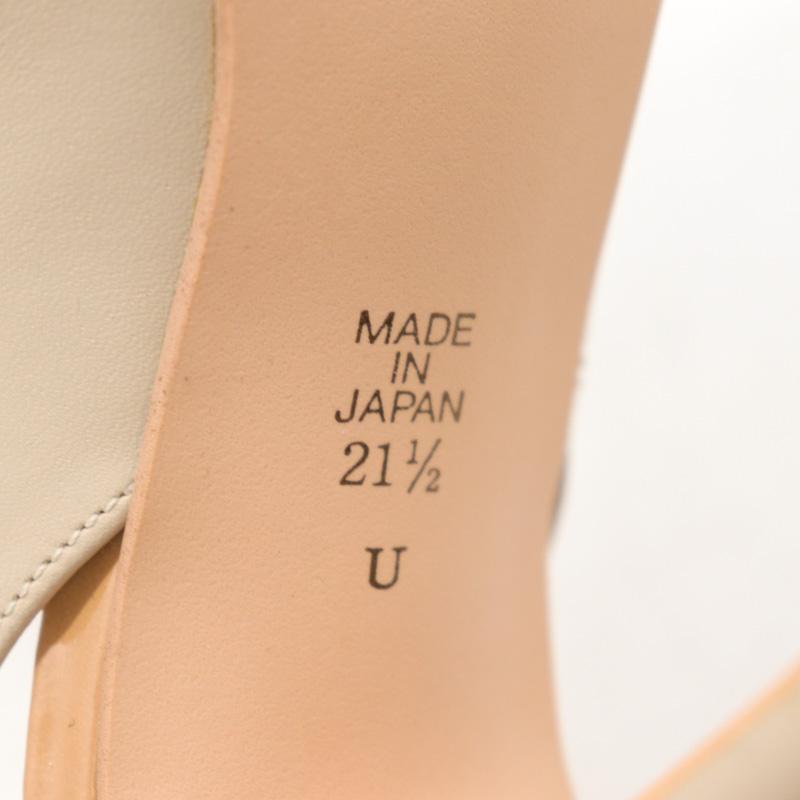 ダイアナ パンプス オープントゥ ハイヒール ブランド シューズ 靴 日本製 レディース 21.5サイズ ベージュ DIANA｜kbnet2019v2｜04