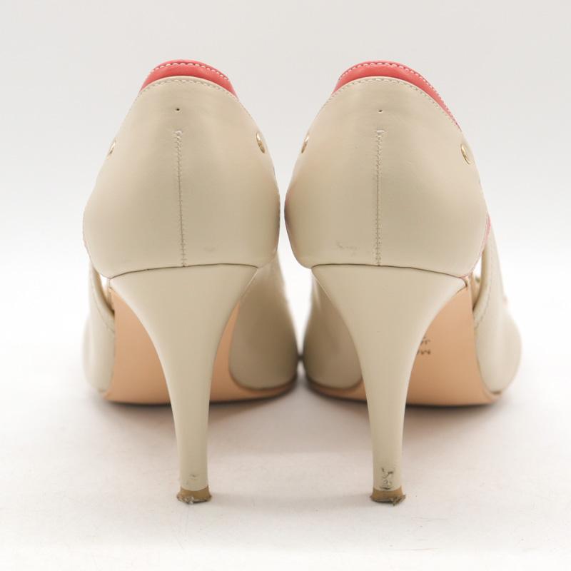 ダイアナ パンプス オープントゥ ハイヒール ブランド シューズ 靴 日本製 レディース 21.5サイズ ベージュ DIANA｜kbnet2019v2｜05