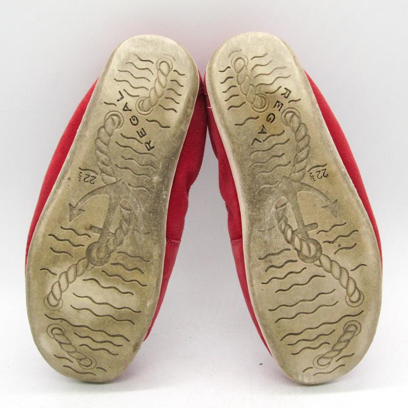 リーガル モカシン スリッポン ブランド シューズ 靴 赤 レディース 22.5サイズ レッド REGAL｜kbnet2019v2｜06