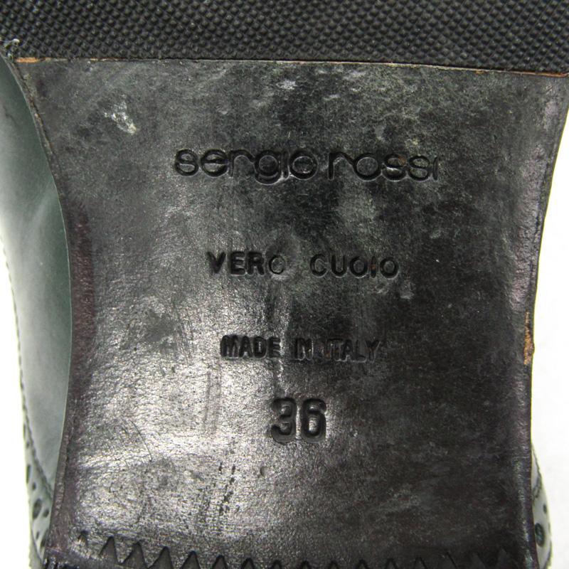 セルジオロッシ アニマル柄 刺繍 サンダル 38 23.5〜24.5センチ