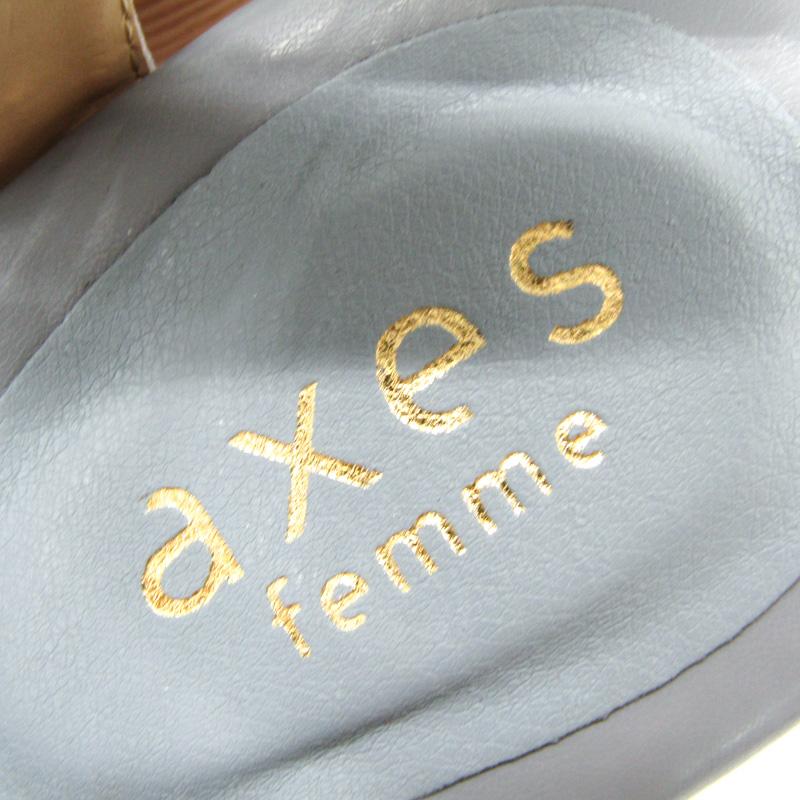 アクシーズファム バラ刺繍木底風サンダル 未使用 TL622X68