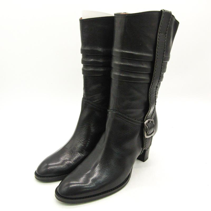 フレスカ ブーツ 未使用 銀座ヨシノヤ ブランド シューズ 靴 日本製 黒  