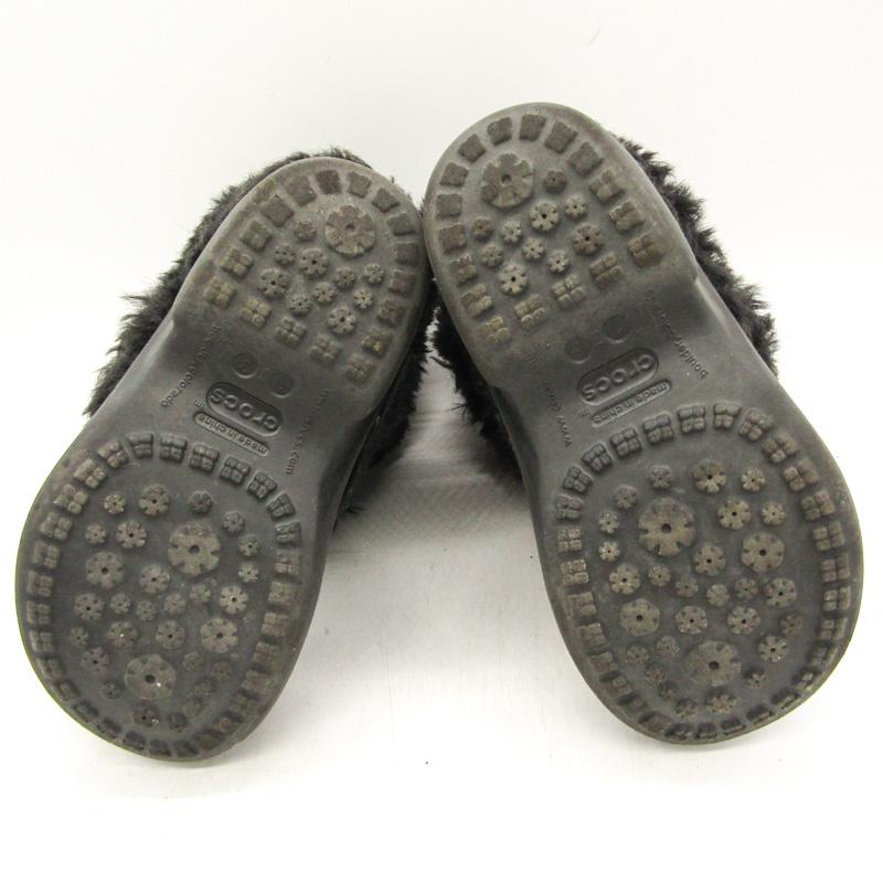 クロックス ボアブーツ ブランド シューズ 靴 黒 キッズ 女の子用 1J3サイズ ブラック crocs |  | 04