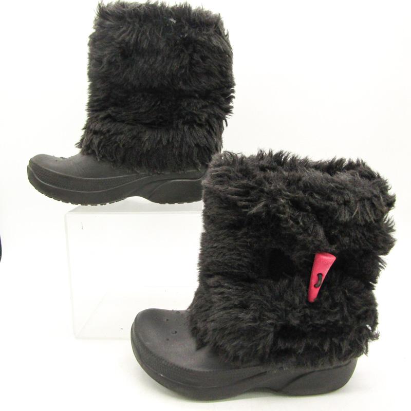 クロックス ボアブーツ ブランド シューズ 靴 黒 キッズ 女の子用 1J3サイズ ブラック crocs |  | 07