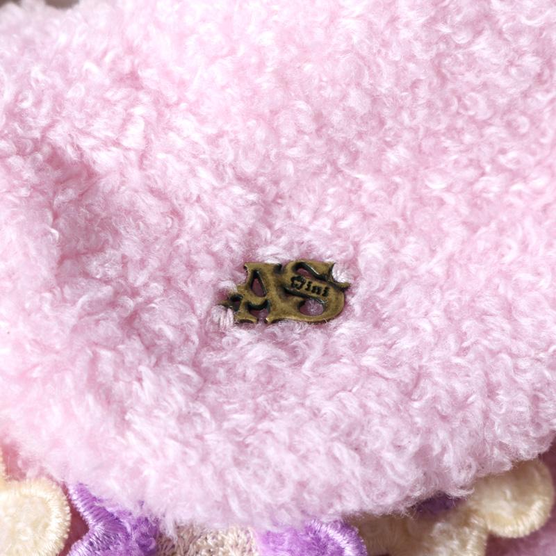 ANNA SUI レースポンチョ　新品 ANNA SUI アナスイ ポンチョ マント ボア アウター 日本製