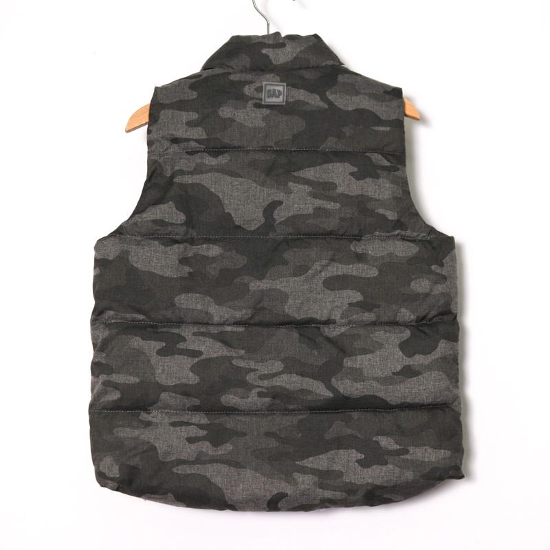 GAP（ギャップ） ダウンベスト カモフラ柄 中綿入り アウター キッズ