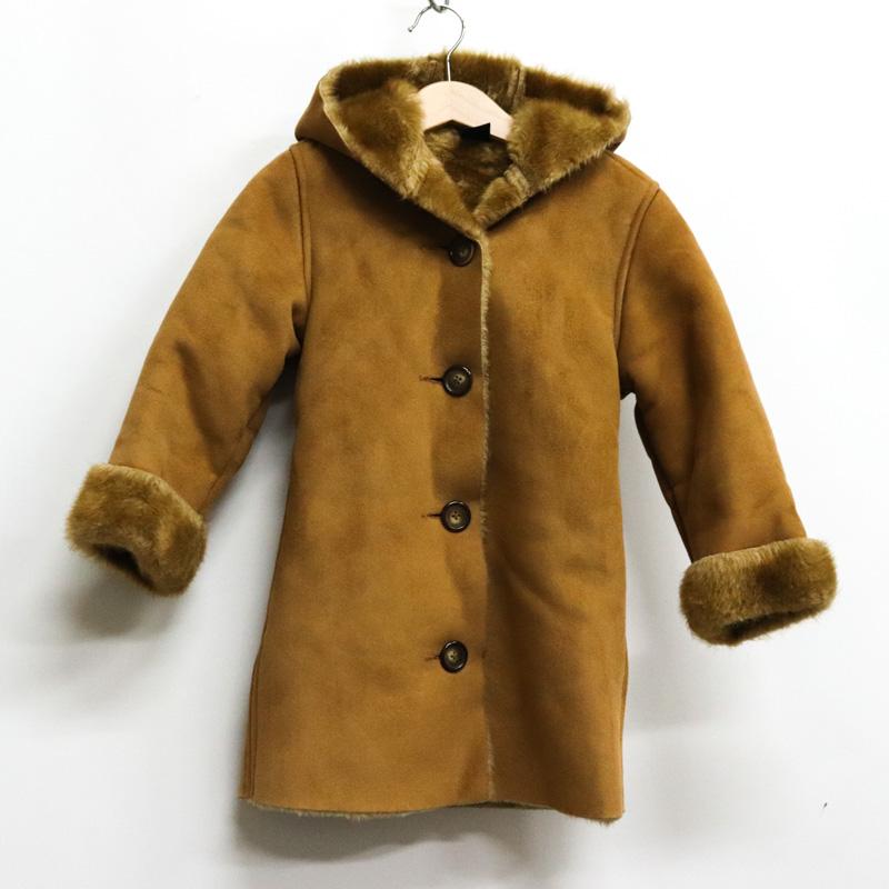 GAP（ギャップ） ロングコート フェイクムートン アウター キッズ