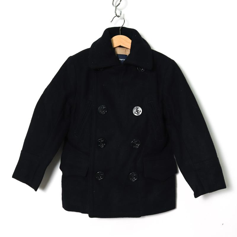 00's GAP ブラック ピーコート GAP - GAP ピーコート Pコート 定番 レディース S 黒 スクール