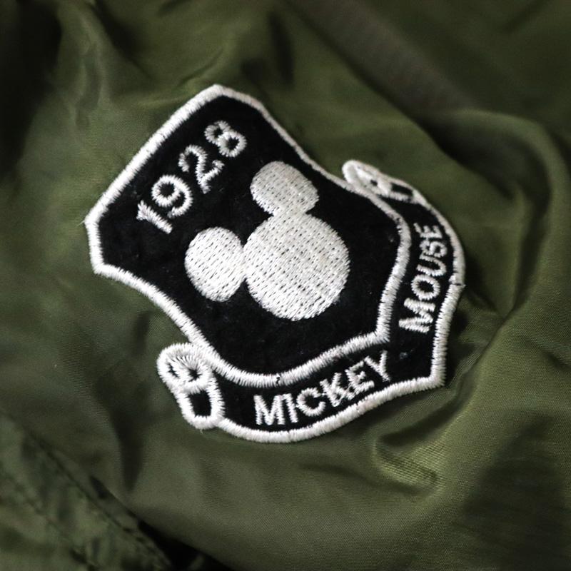 Disney ディズニー ミリタリージャケット MA-1ミッキーマウス