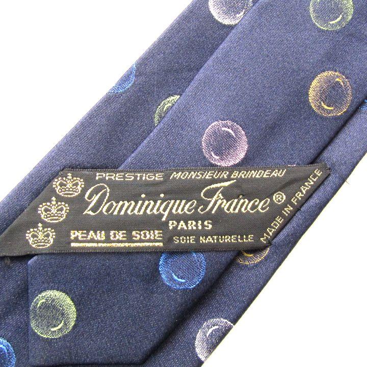ドミニクフランス ネクタイ ポードゥソワ フランス製 高級ブランド