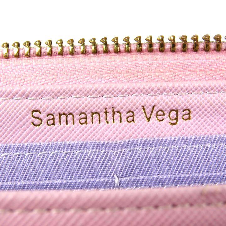 Samantha Vega（サマンサベガ） 長財布 ラウンドファスナー フラワー