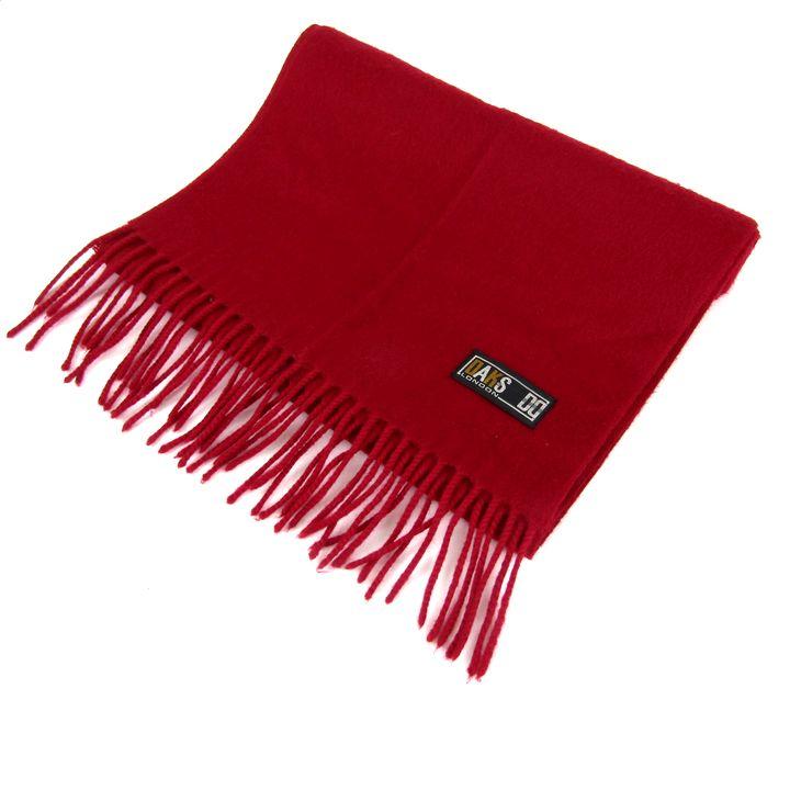 DAKS（ダックス） マフラー 無地 ウール/カシミヤ混 フリンジ ブランド