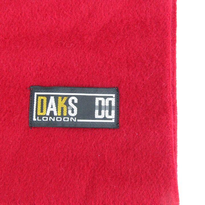 DAKS（ダックス） マフラー 無地 ウール/カシミヤ混 フリンジ ブランド