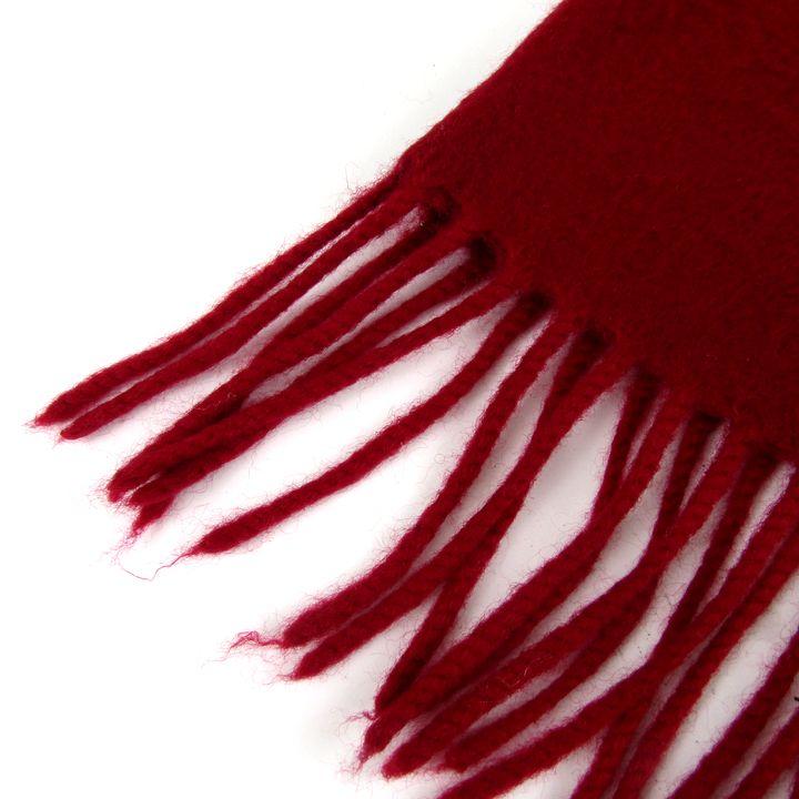 DAKS（ダックス） マフラー 無地 ウール/カシミヤ混 フリンジ ブランド