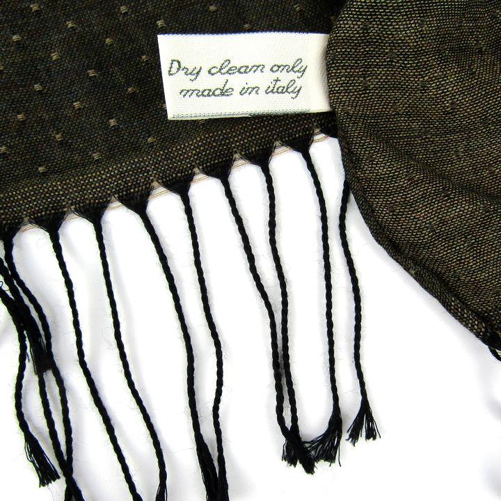 フェアファクス マフラー ドット柄 ウール/シルク混 イタリア製 ブランド 小物 レディース ブラウン FAIRFAX |  | 03