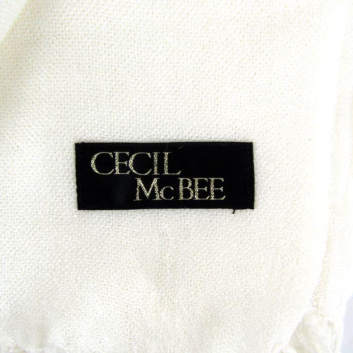 セシルマクビー マフラー 黒 CECIL McBEE（セシルマクビー） マフラー 無地 ロゴ ブランド
