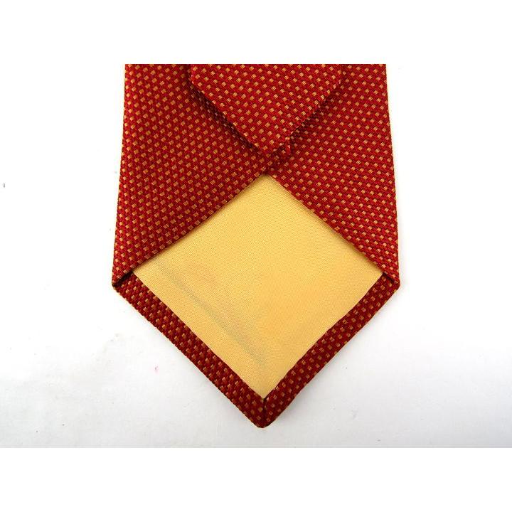 ピーピーエフエム ブランドネクタイ 総柄 シルク メンズ オレンジ PPFM