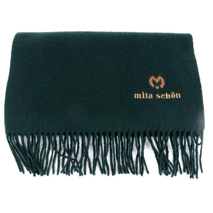 mila schon（ミラショーン） マフラー 無地 ロゴ ブランド 小物 メンズ