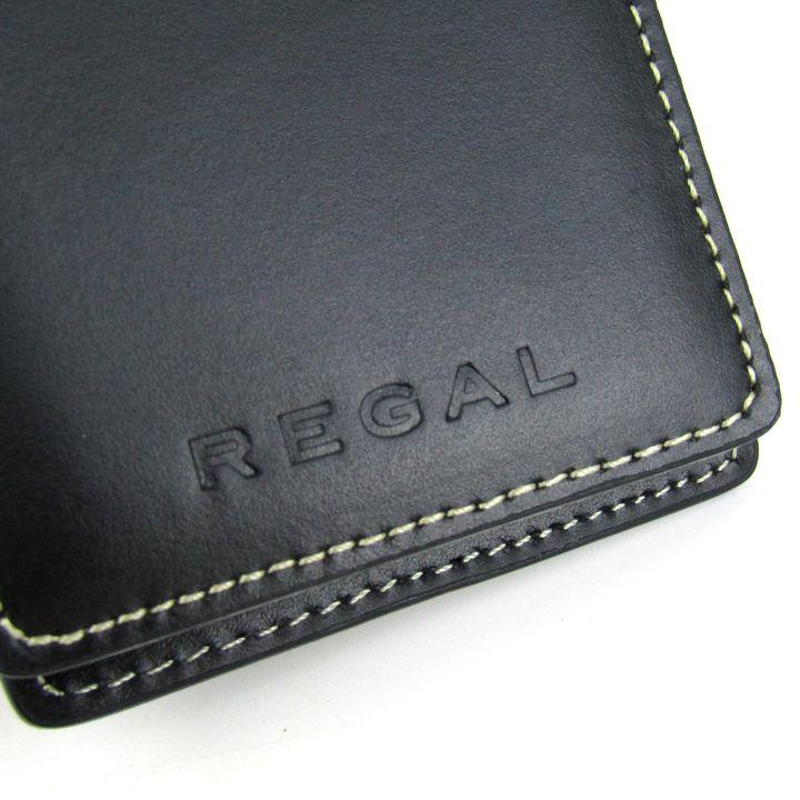 REGAL（リーガル） パスケース レザー 二つ折り カードケース 小物 黒