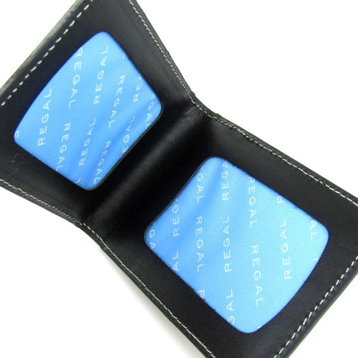 REGAL（リーガル） パスケース レザー 二つ折り カードケース 小物 黒