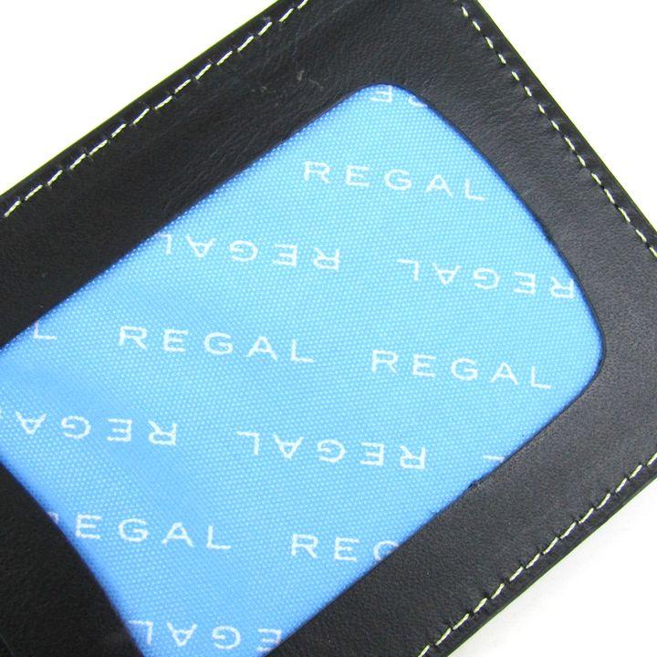 REGAL（リーガル） パスケース レザー 二つ折り カードケース 小物 黒