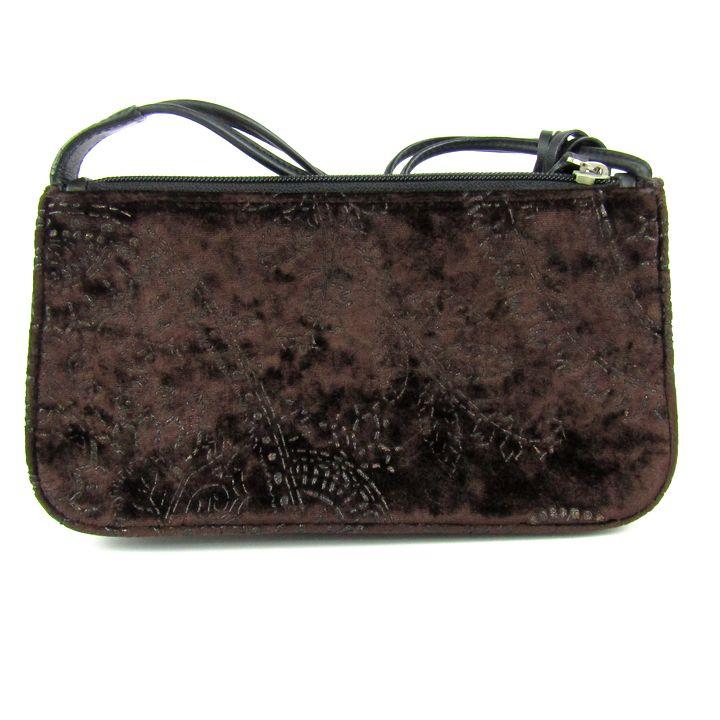 フォリフォリ ハンドバッグ ベロア調 ミニバッグ ワンショルダー ブランド 鞄 カバン レディース ブラウン Folli Follie | Folli Follie | 01