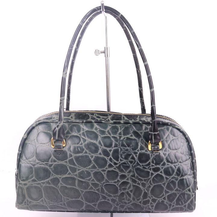 GRES グレ ショルダーバッグ クロコ型押し 肩掛け ブランド 鞄