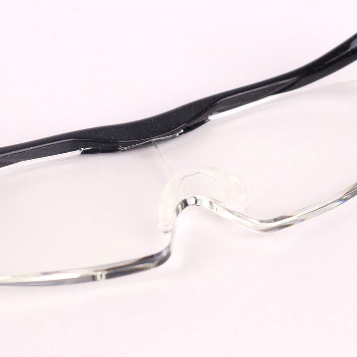 ハズキルーペ メガネ型拡大鏡 1.6倍 日本製 ブランド アイウェア レディース メンズ ブラック Hazuki｜kbnet2019v2｜04