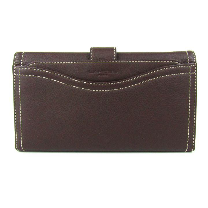 LANCEL ブラウン 長財布 LANCEL（ランセル） 長財布 三つ折り 小銭入れあり ロングウォレット