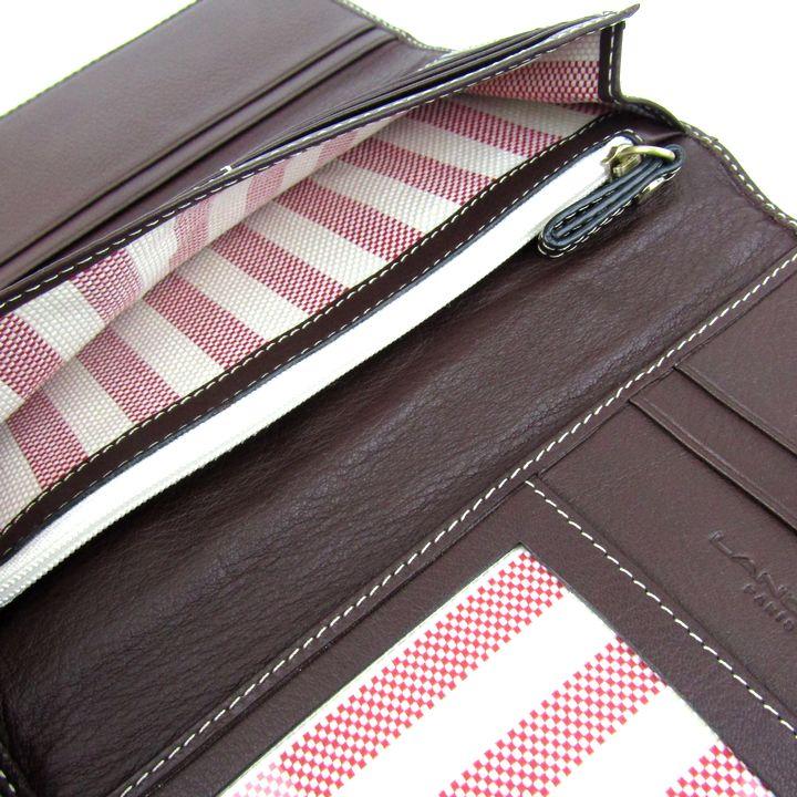LANCEL（ランセル） 長財布 三つ折り 小銭入れあり ロングウォレット