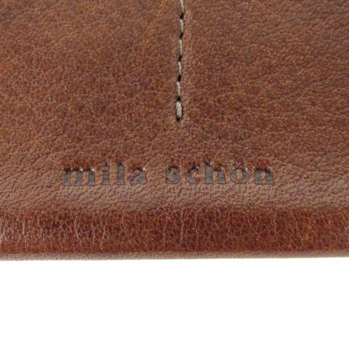 mila schon（ミラショーン） 長財布 レザー 二つ折り 小銭入れあり