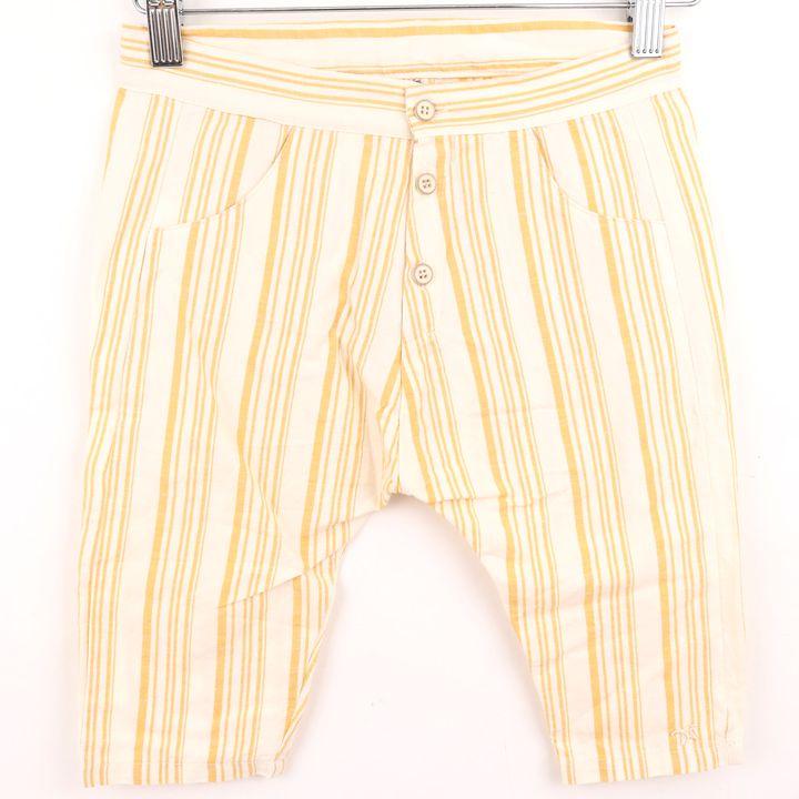 トコト ヴィンテージ パンツ 未使用 ストライプ コットン/リネン