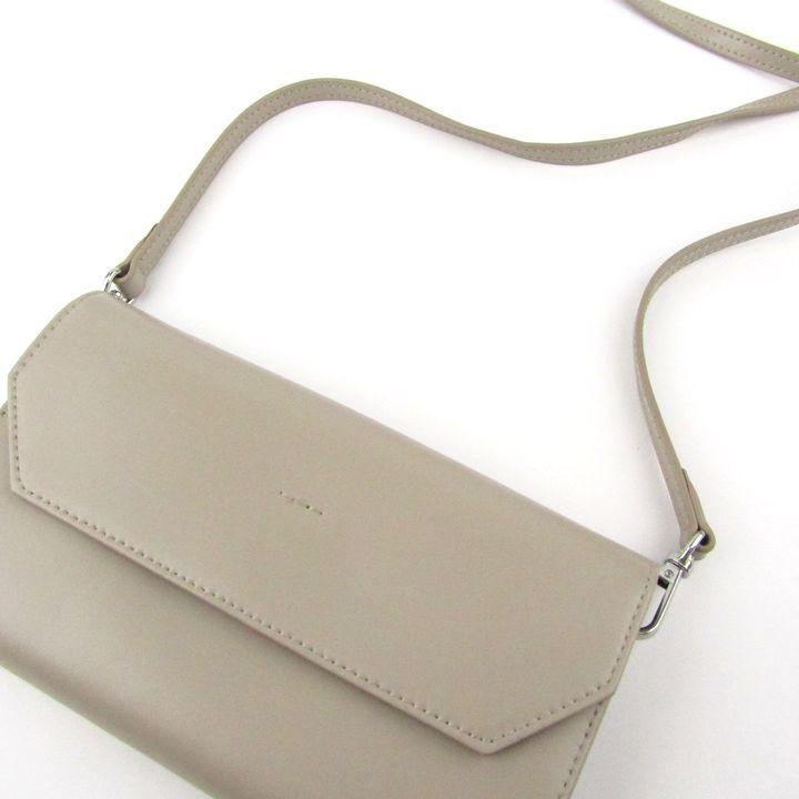 【大人気！】美品・YAHKIお財布ショルダー ヤーキ ショルダーウォレット レザー 2way 長財布 ショルダーバッグ