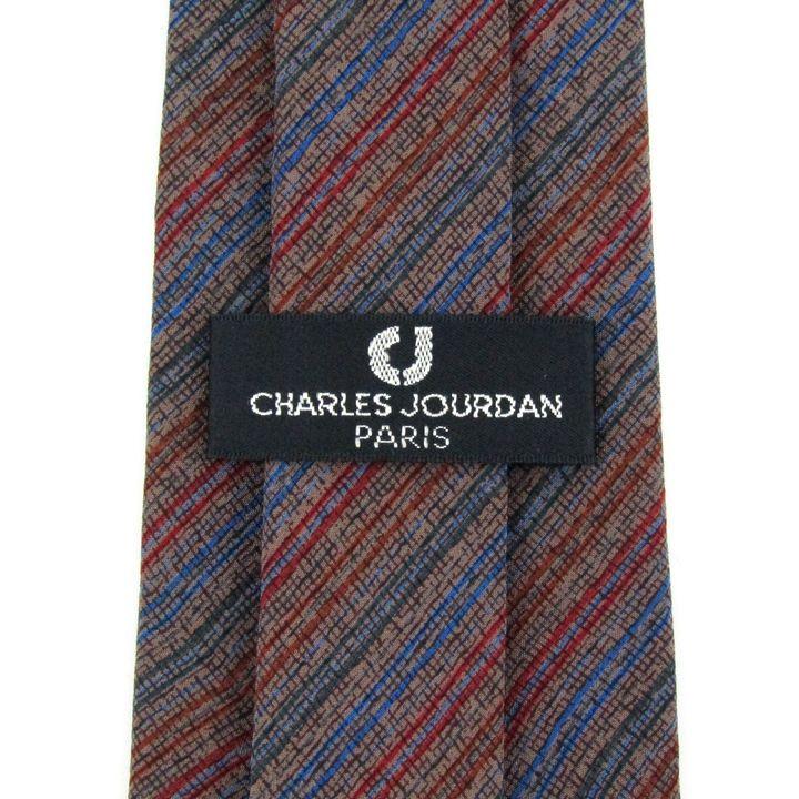シャルル・ジョルダン ネクタイ ブランド ストライプ柄 メンズ マルチカラー CHARLES JOURDAN |  | 02