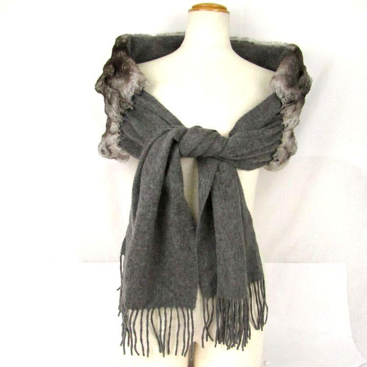 ユナイテッドアローズ ラビットファー マフラー ストール ブランド  