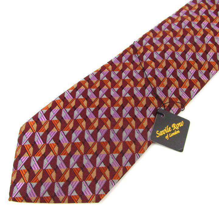 サヴィル・ロウ ネクタイ ブランド 総柄 シルク Deluxe Tailoring 日本 