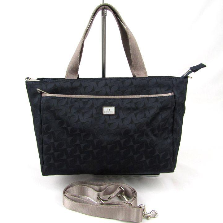 HANAE MORI ハナエモリ トートバッグ 2way ショルダーバッグ