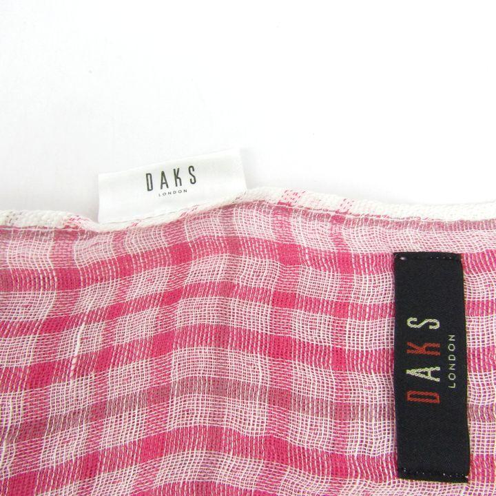 DAKS（ダックス） スカーフ ストール リネン混 日本製 ブランド
