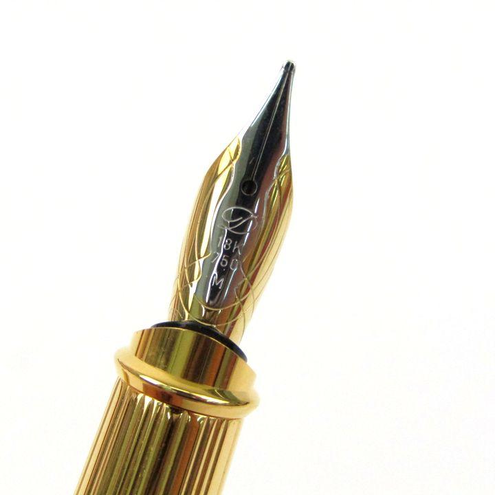 ST.Dupont デュポン万年筆ゴールドペン先18ct 750 デュポン 万年筆