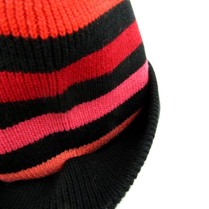 SONIA RYKIEL ソニア リキエル ウールシルクスワロリップニットトップス PU57MA44-N01 ブラック M SONIA RYKIEL（ソニアリキエル） ニットキャップ 未使用 帽子 ウール
