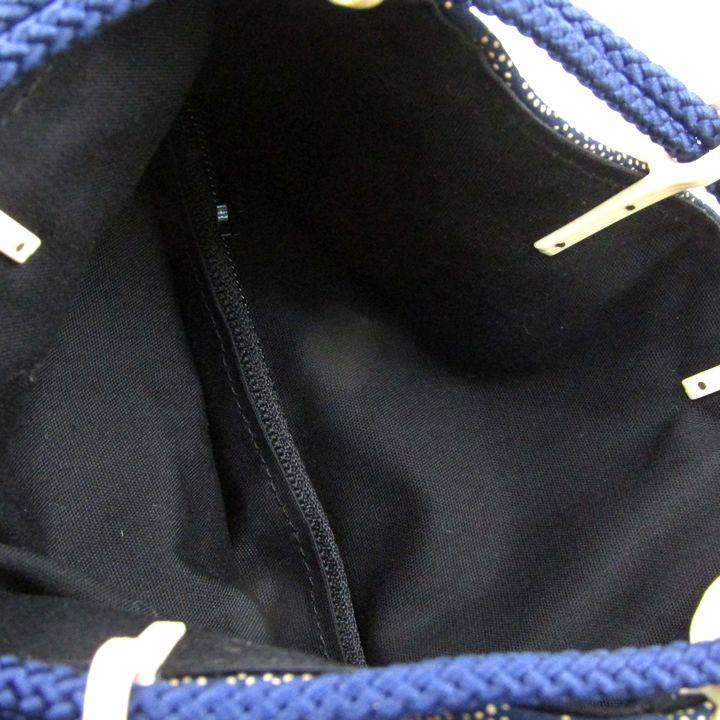 印傳 巾着 和装小物 青海波 素敵 未使用品 AC-95 印傳 巾着 和装小物 青海波 素敵 未使用品 AC-95